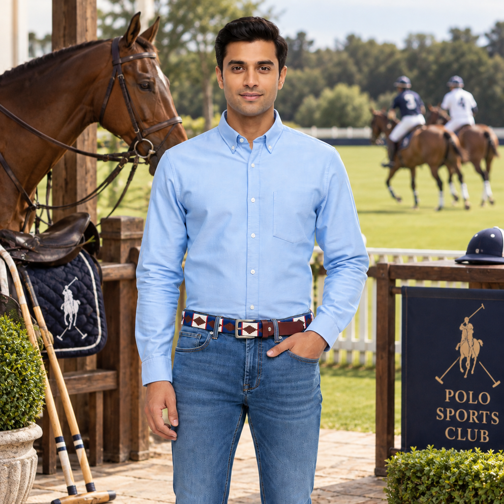Polo Royale’                        “Genuine Leather Polo Belt”