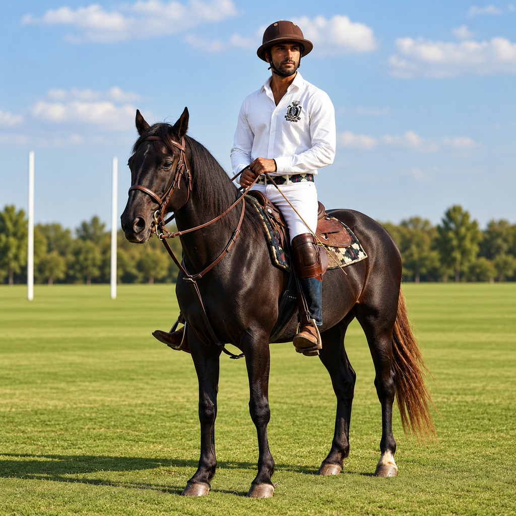 The Polo Crest                                  “Full Grain Leather Belt)